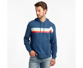 Saucony Rested Hoodie Ensign Blue | Men Tops
