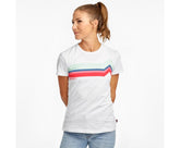 Saucony Rested Short Sleeve White | Women Tops
