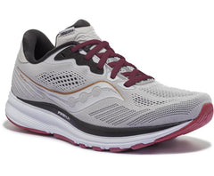 Saucony Ride 14 Fog / Cherry | Women Running