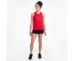 Saucony Split Second 2.5" Short Black / Red | Women Bottoms