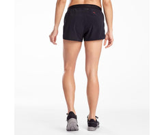 Saucony Split Second 2.5" Short Black | Women Bottoms