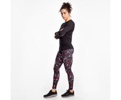 Saucony Stopwatch Long Sleeve Black | Women Tops