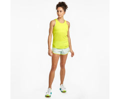 Saucony Stopwatch Singlet Evening Primrose | Women Tops