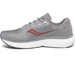 Saucony Triumph 18 Wide Alloy / Red | Men Wide Widths