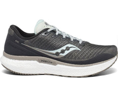 Saucony Triumph 18 Wide Charcoal / Sky | Women Wide Widths