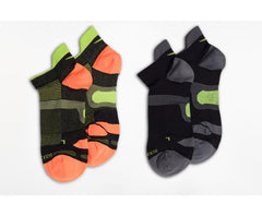 Saucony XP Superlite 2-Pack Socks Black / Orange | Men Socks