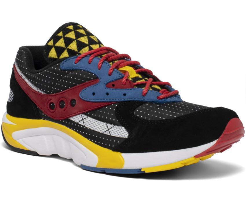 Saucony Aya Black / Cyber / Red | Men Aya