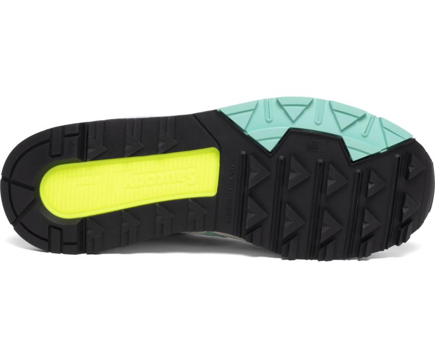 Saucony Azura Premium Leather Almond / Seafoam / Citrus | Men Azura