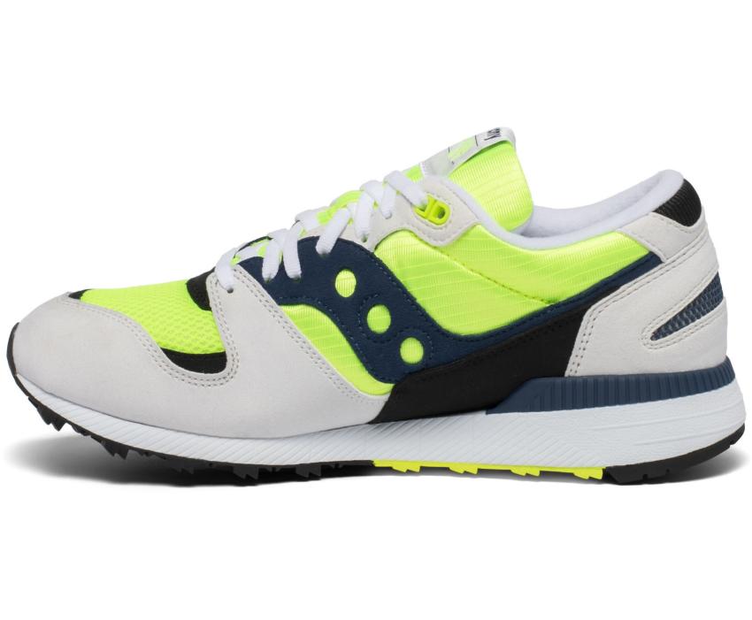 Saucony Azura White / Citron / Denim | Men Azura