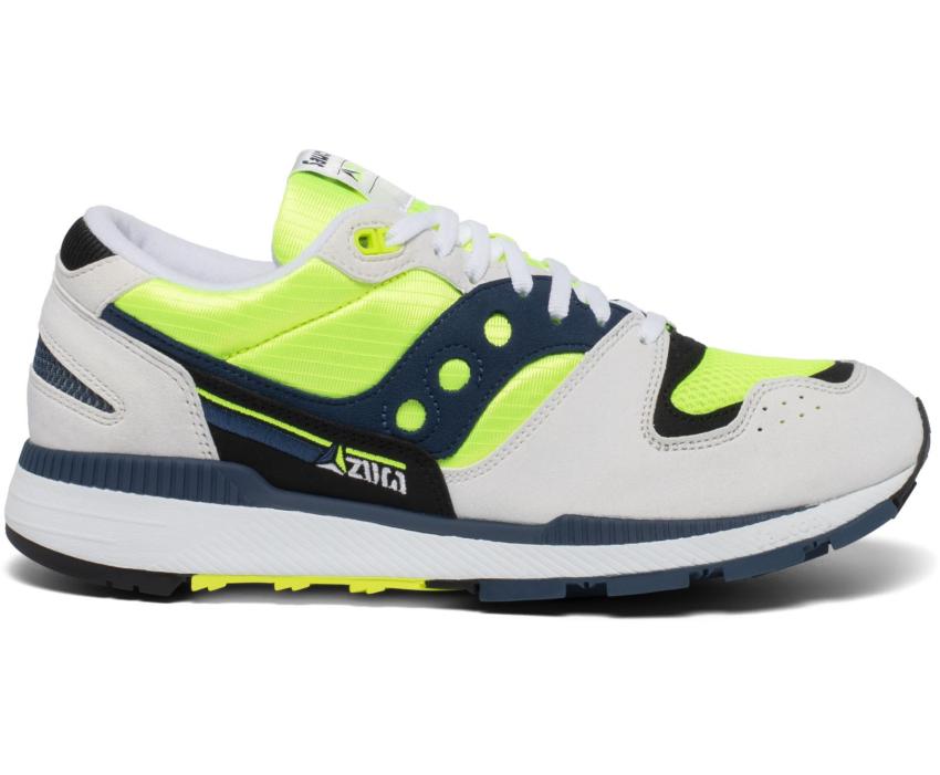 Saucony Azura White / Citron / Denim | Men Originals
