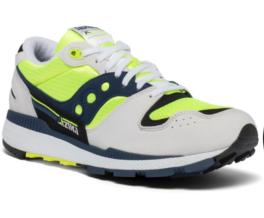 Saucony Azura White / Citron / Denim | Men Originals