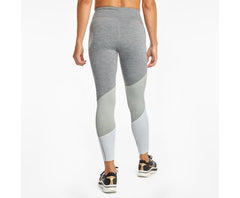 Saucony Beyond The Run Crop Dark Grey Heather | Women Bottoms