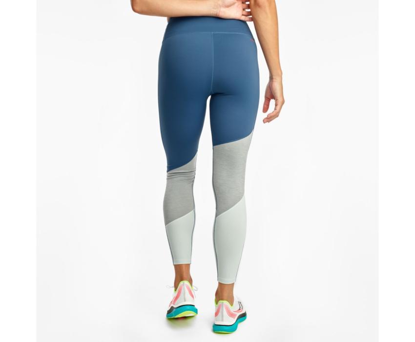 Saucony Beyond The Run Crop Ensign Blue | Women Bottoms