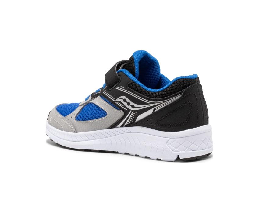 Saucony Big Kid's Cohesion 14 A/C Sneaker Black / Blue | Kids Running