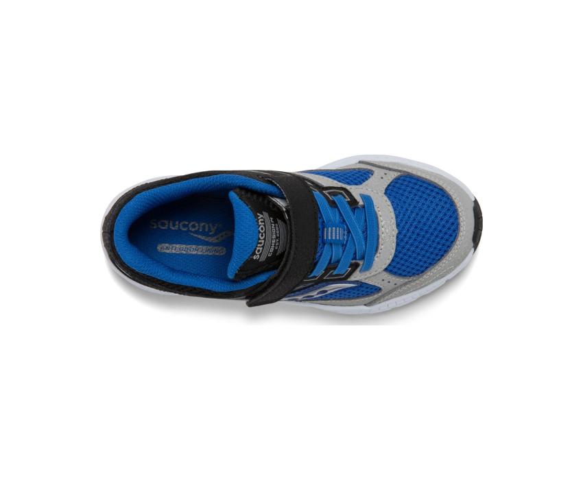 Saucony Big Kid's Cohesion 14 A/C Sneaker Black / Blue | Kids Running