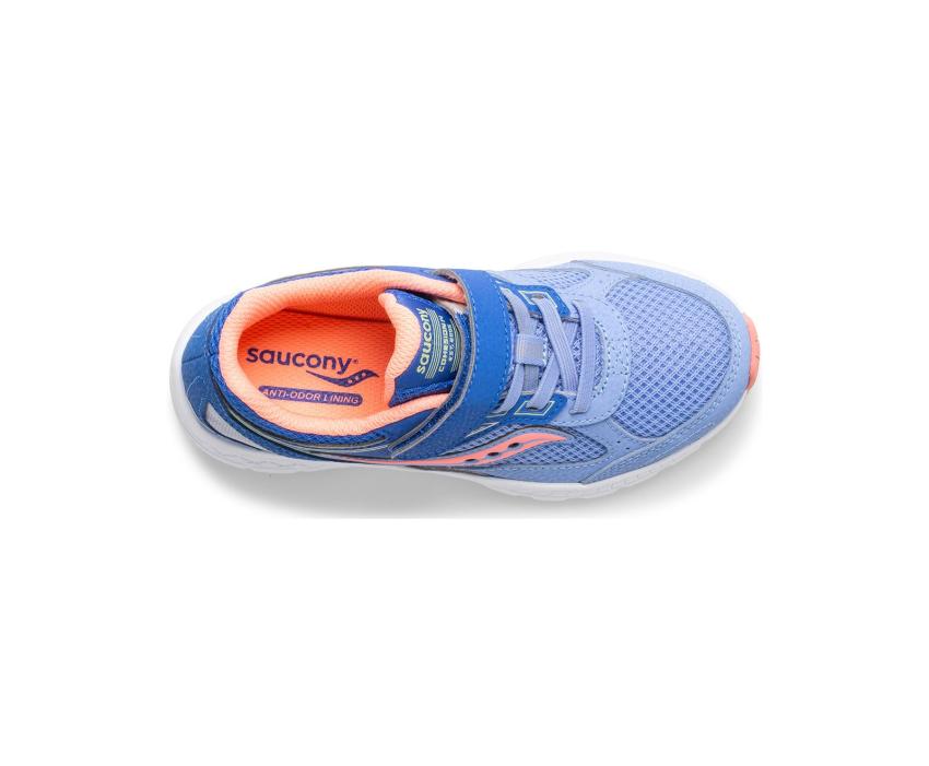 Saucony Big Kid's Cohesion 14 A/C Sneaker Blue / Coral | Kids Running