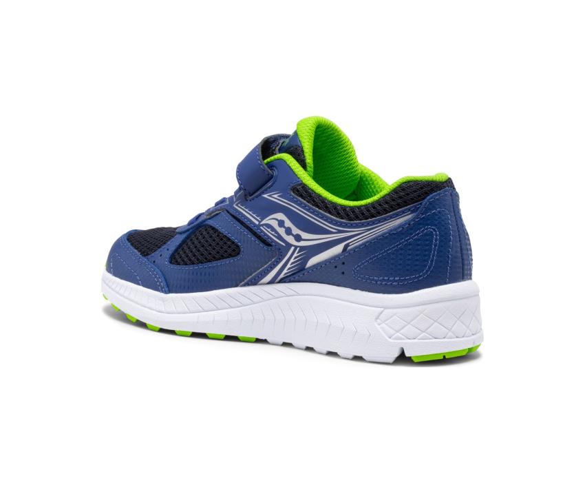 Saucony Big Kid's Cohesion 14 A/C Sneaker Blue / Green | Kids Running