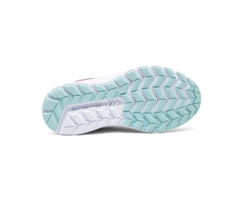 Saucony Big Kid's Cohesion 14 Lace Sneaker Pink / Silver | Kids Running