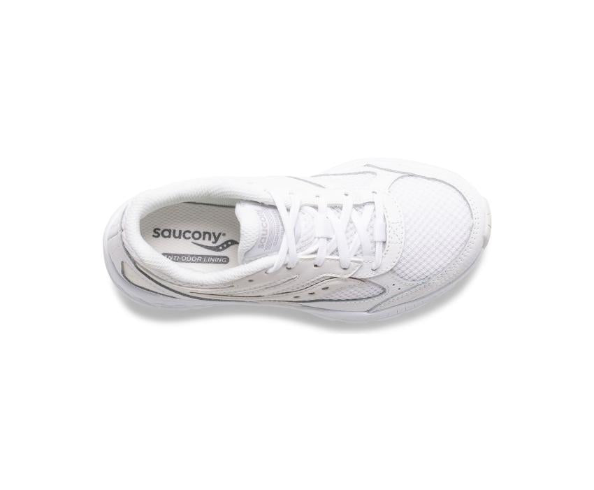 Saucony Big Kid's Cohesion 14 Lace Sneaker White | Kids Running