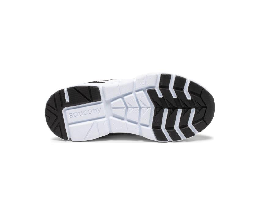 Saucony Big Kid's Flash A/C 2.0 Sneaker Black / White / Red / Blue | Kids Running