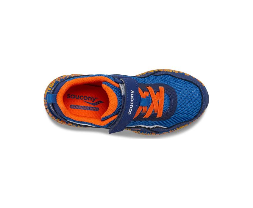 Saucony Big Kid's Flash A/C 2.0 Sneaker Blue / Flame | Kids Running