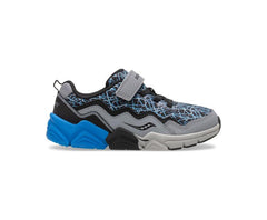 Saucony Big Kid's Flash A/C 2.0 Sneaker Grey / Black / Blue | Kids Running