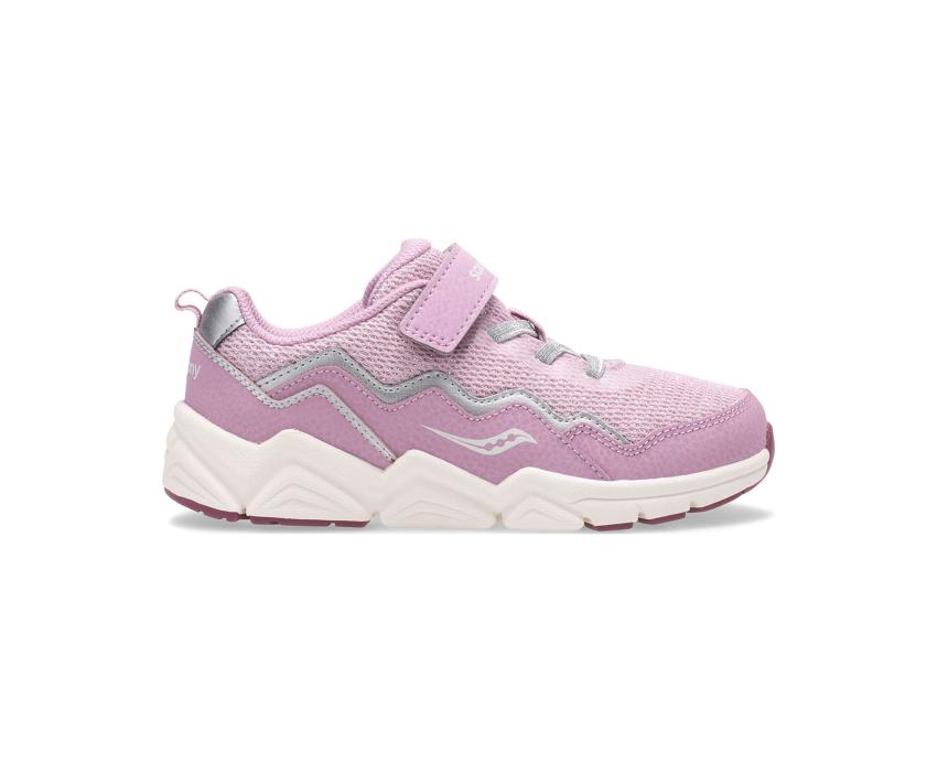 Saucony Big Kid's Flash A/C 2.0 Sneaker Pink Metallic | Kids Running