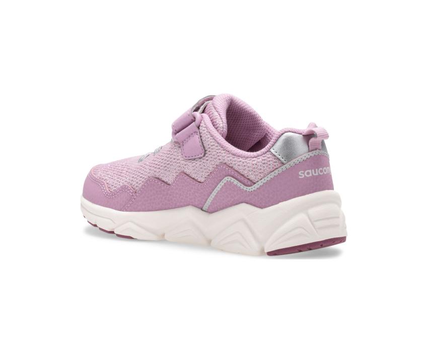 Saucony Big Kid's Flash A/C 2.0 Sneaker Pink Metallic | Kids Running