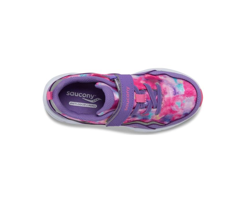 Saucony Big Kid's Flash A/C 2.0 Sneaker Purple / Multi | Kids Running