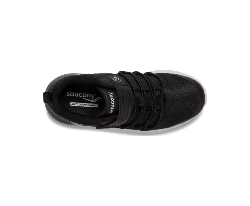 Saucony Big Kid's Flash Glow 2.0 Sneaker Black | Kids Running