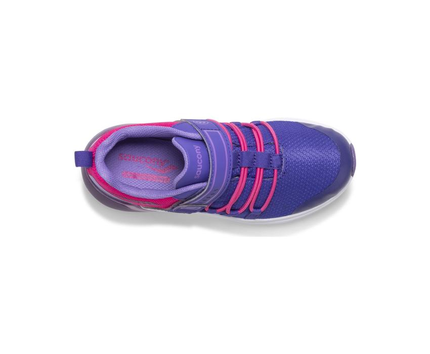 Saucony Big Kid's Flash Glow 2.0 Sneaker Purple / Pink | Kids Running