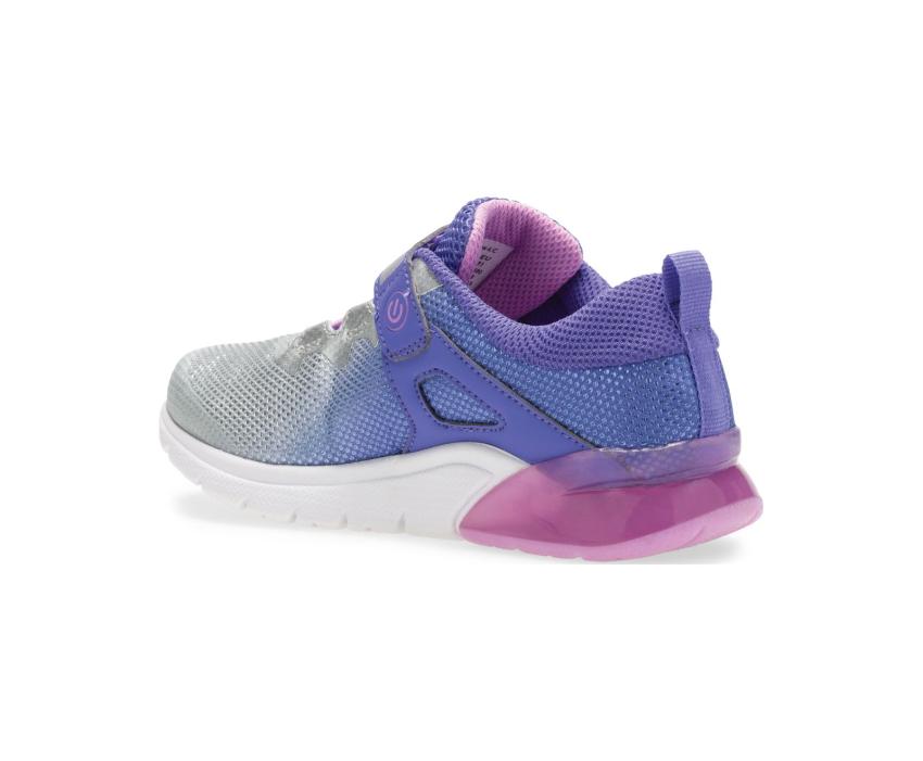 Saucony Big Kid's Flash Glow A/C Sneaker Purple / Silver | Kids Running