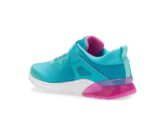 Saucony Big Kid's Flash Glow A/C Sneaker Turq / Pink | Kids Running