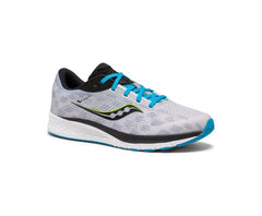 Saucony Big Kid's Guide 14 Sneaker Grey / Blue / Black | Kids Running