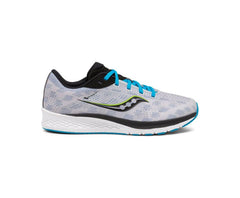 Saucony Big Kid's Guide 14 Sneaker Grey / Blue / Black | Kids Running