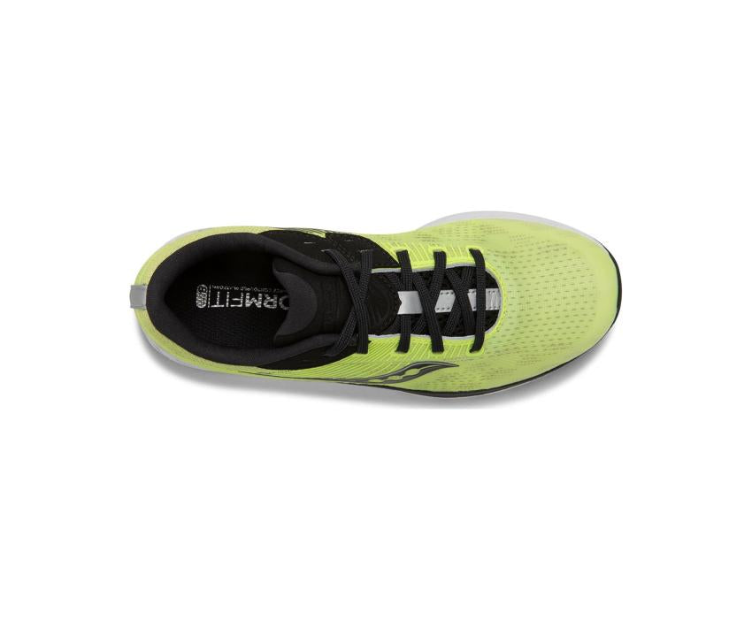 Saucony Big Kid's Guide 14 Sneaker Lime / Black | Kids Running