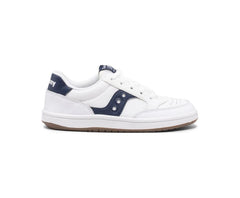 Saucony Big Kid's Jazz Court Sneaker White / Navy | Kids Running