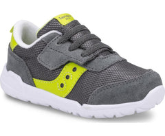 Saucony Big Kid's Jazz Riff Sneaker Grey / Citron | Kids Running