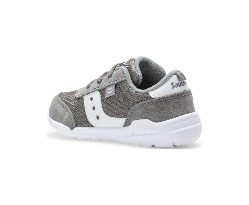Saucony Big Kid's Jazz Riff Sneaker Grey / White Blue | Kids Running