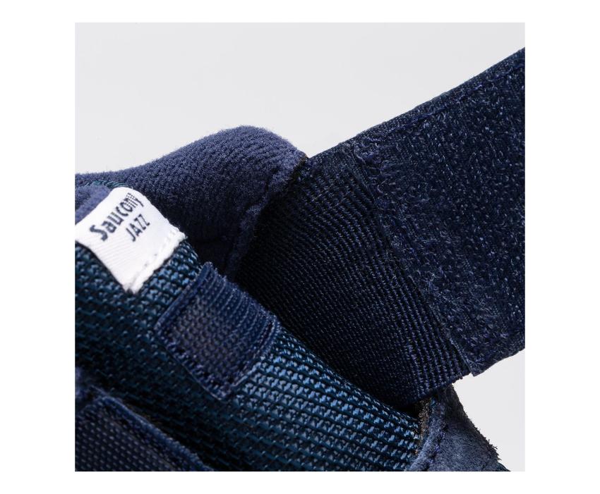 Saucony Big Kid's Jazz Riff Sneaker Navy / White | Kids Running