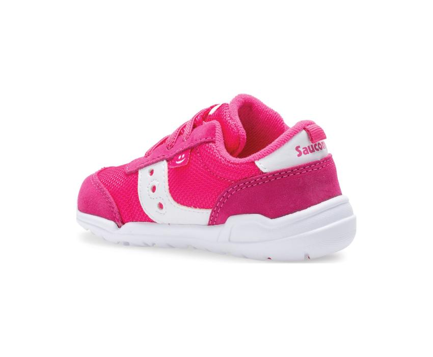 Saucony Big Kid's Jazz Riff Sneaker Pink / White | Kids Running