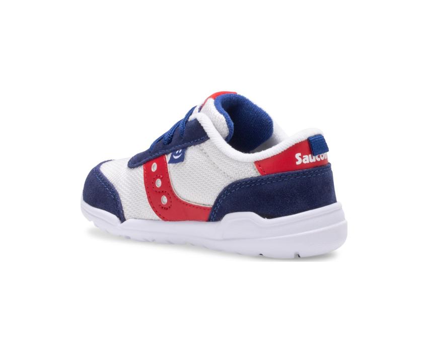 Saucony Big Kid's Jazz Riff Sneaker Red / White / Blue | Kids Running
