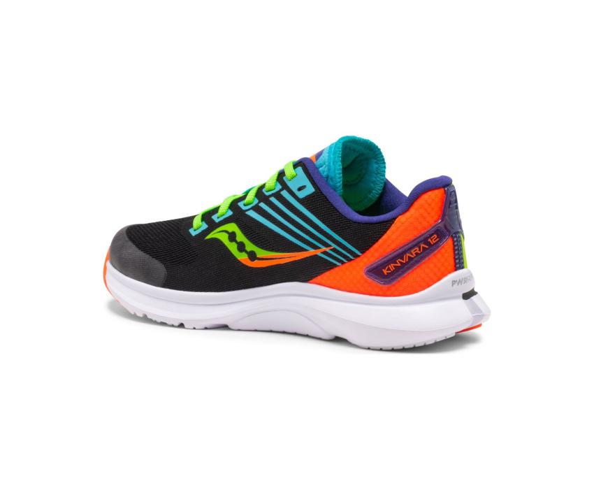 Saucony Big Kid's Kinvara 12 Sneaker Black / Green | Kids Running