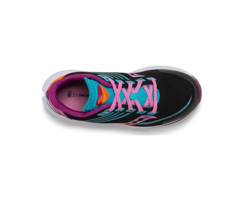 Saucony Big Kid's Kinvara 12 Sneaker Black / Pink | Kids Running