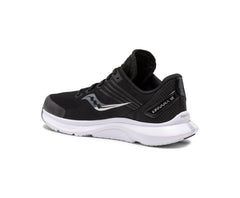 Saucony Big Kid's Kinvara 12 Sneaker Black / White | Kids Running