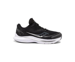 Saucony Big Kid's Kinvara 12 Sneaker Black / White | Kids Running