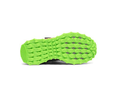 Saucony Big Kid's Peregrine 11 Shield A/C Sneaker Grey / Green | Kids Running