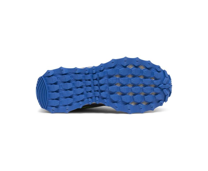 Saucony Big Kid's Peregrine 11 Shield Sneaker Blue / Green | Kids Running