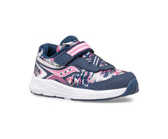 Saucony Big Kid's Ride 10 Jr. Sneaker Navy / Pink / Camo | Kids Running