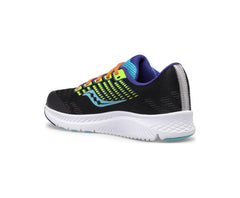 Saucony Big Kid's Ride 13 Sneaker Black / Green | Kids Running